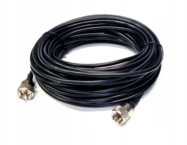Кабель RG-58U довжина 15 метрів з роз'ємами PL-PL