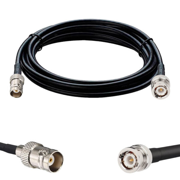 Готова кабельна збірка BNC male або BNC female, з використанням ВЧ кабеля RG-58 C/U довжиною 5 метрів