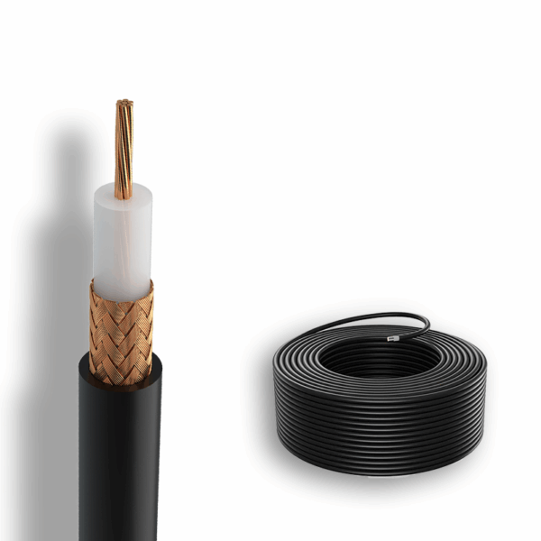RG-213/U Cупергнучкий коаксіальний багатожильний кабель (ціна за бухту 100м), Тайвань