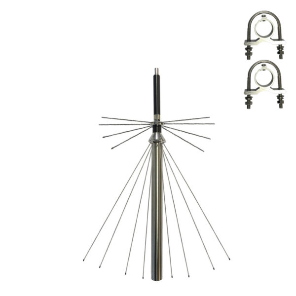 Широкосмугова антена BS-D1300 Rx 25-1300MHz,Тx 120-180/415-465MHz,1600mm, 1.14kg, сталь, N-f, 130km,Тайвань
