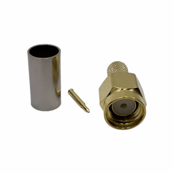 Високочастотний штировий роз'єм SMA male 7 crimp (під обтискання)