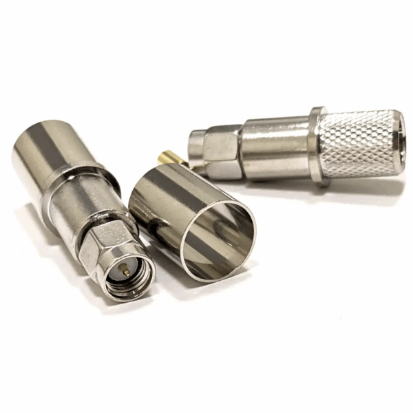 Високочастотний штировий роз'єм SMA male 9 crimp (під обтискання)