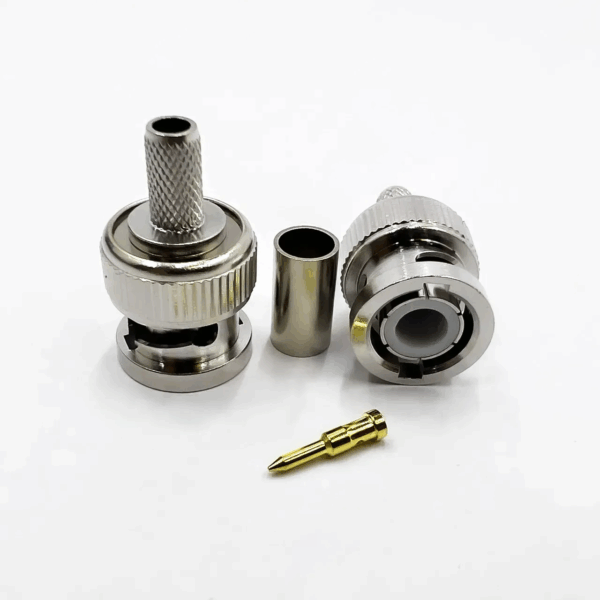 Високочастотний штировий роз'єм BNC male 6 crimp (під обтискання)