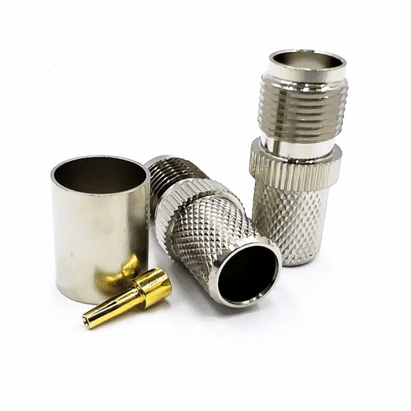 Високочастотний штировий роз'єм TNC female 10 crimp (під обтискання)