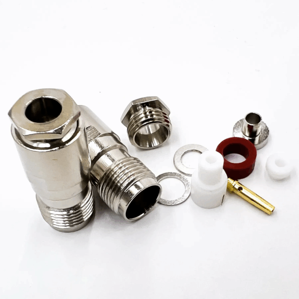 Високочастотний штировий роз'єм TNC female 7 clamp (затиск/збірка - під накрутку)