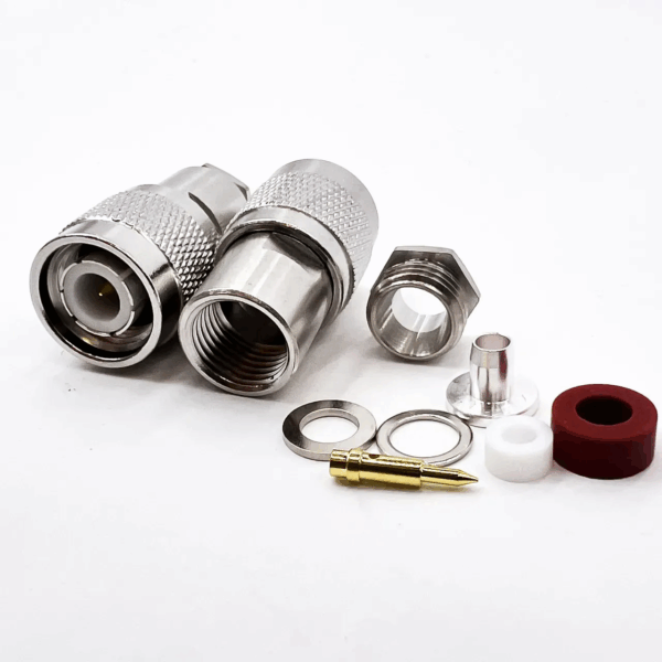 Високочастотний штировий роз'єм TNC male 7 clamp (затиск/збірка - під накрутку)