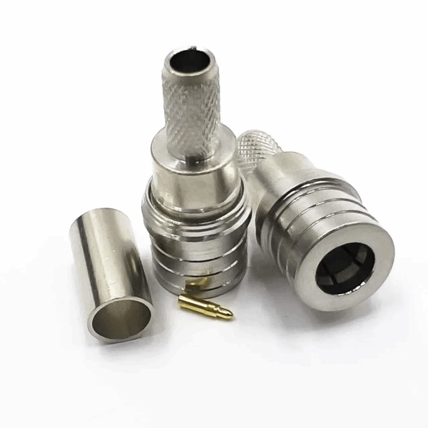 Високочастотний штировий роз'єм QMA male 6 crimp (під обтискання)