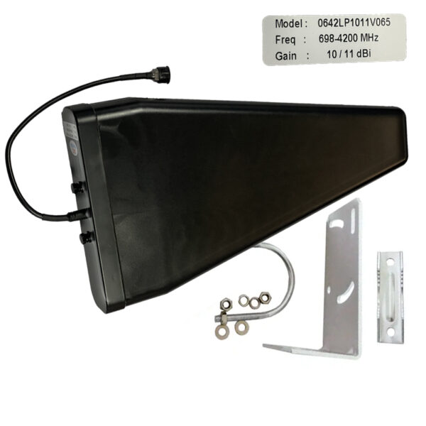 Логоперіодична трьох діапазонна антена BBT-0642LP1011V065, 698-4200 МГц