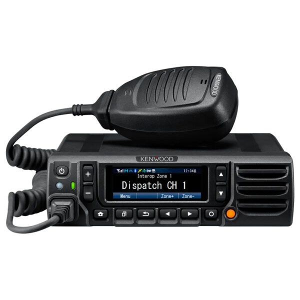 Kenwood NX-5800E автомобільна 50 Вт, радіостанція цифрових стандартів DMR, NXDN та APCO 25. РК кольоровій дисплей, GPS, Bluetooth. UHF діапазону 400-470 МГц