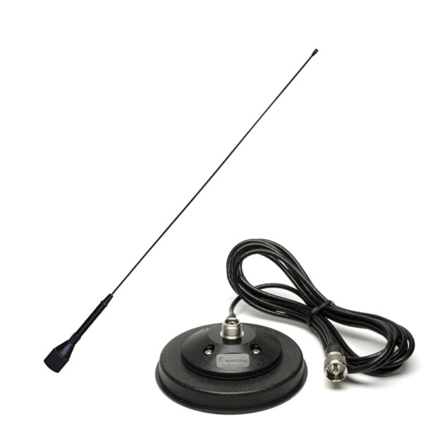 VHF автомобільна антена TQC-M150 радіатор з пружиною та погоджувальною котушкою на магнітной основе PM 100 PL